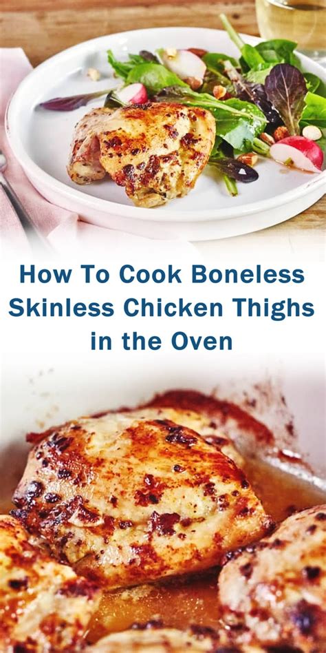 How To Cook Boneless Skinless Chicken Thighs In The Oven