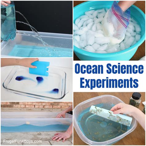 Amazing Ocean Science Experiments Frugal Fun For Boys And Girls