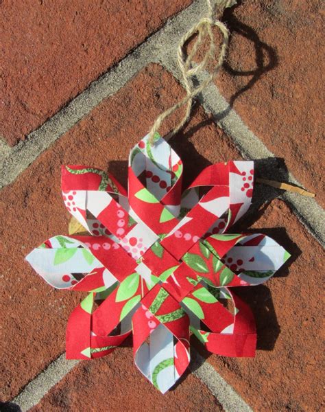 Fabric Woven Star Ornaments Are So Easy To Make Quilting Digest