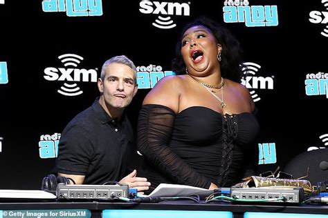 Lizzo Models An Off The Shoulder Sheer Dress As She Stops By Siriusxms