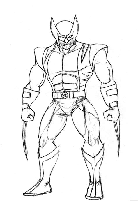 Print and download your favorite coloring pages to color for hours! Coloring pages for kids free images: Wolverine Logan free ...
