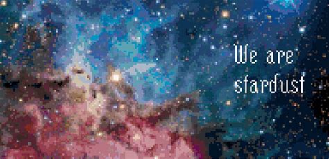 We Are Stardust Cosmic Cross Stitch Etsy