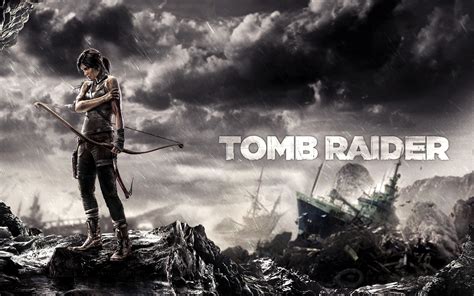 Tomb Raider, Lara Croft, bow, rainy 1242x2688 iPhone XS Max wallpaper ...