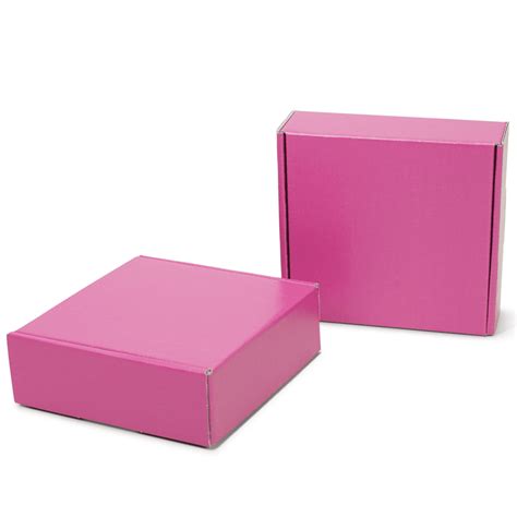 hot pink shipping boxes 6 x 6 x 2 bundle of 20 mailer boxes