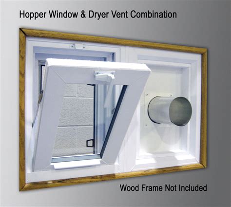 Dryer Vent Basement Window