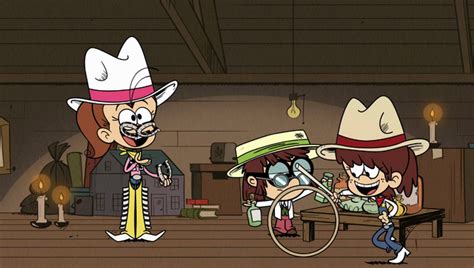 Image S1e26b Luan Lisa And Lynn In Western Wearpng The Loud House