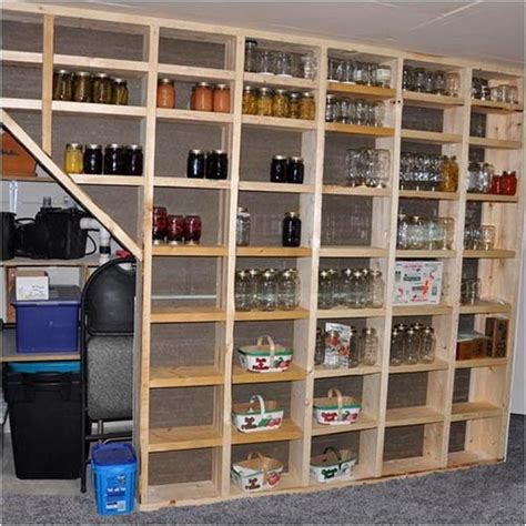 Looking for the best storage shelving unit for your basement? Basement Shelving Plans | Smalltowndjs.com