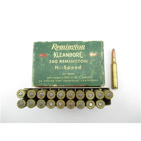 Collectible Remington Kleanbore 280 Rem Ammo