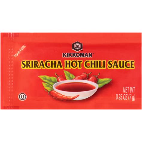 Gluten Free Sriracha Hot Chili Sauce Kikkoman Food Services