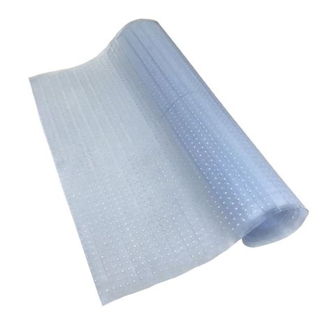 Berrnour Home Multi Grip Plastic Clear Runner Carpet Protector Free