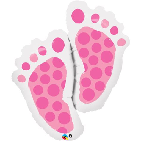 Pink Baby Feet Balloon Queenparty