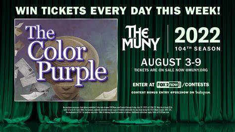 The Color Purple Makes Its Muny Debut Win Tickets