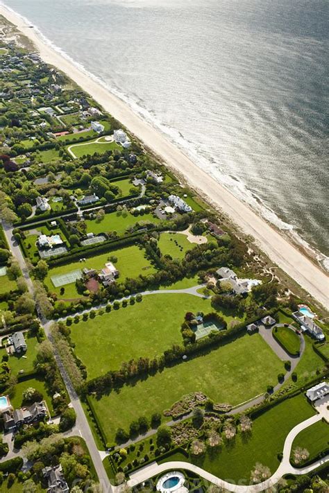Aerial Stock Aerial Photograph Of Homes In The Hamptons Of New York