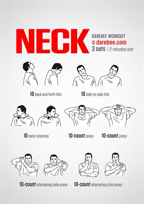 Neck Workout Physical Fitness Program Workout Exercise