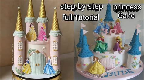 Princess Mahal Wala Cake How To Make Castle Cake Disney Princess