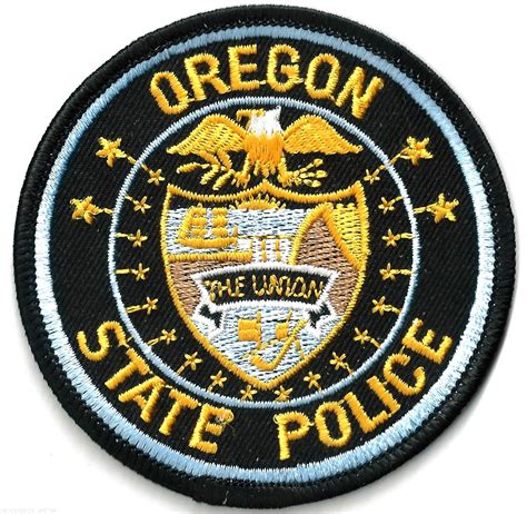 Oregon State Police Shoulder Patch Iron Or Sew On Patch Ebay