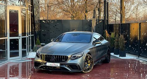Mercedes Benz S63 Amg Coupe 4matic Brabus 700 Yellow Night Edition