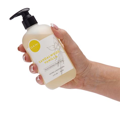 Sandalwood Vanilla Liquid Hand Soap Dani Naturals
