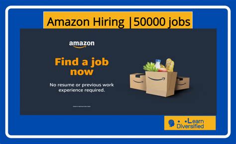 Amazon Hiring 50000 Jobs Lock Down Boosts Demand