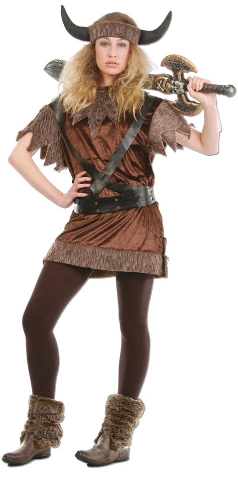 Disfraz De Vikinga Malvada Talla Disfraces Para Adultos