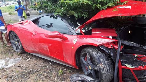 Old tax discs and mot certificates please. Ferrari supposedly belonging to Singaporean-Malaysian Ferrari owners' club crashes into Phuket ...