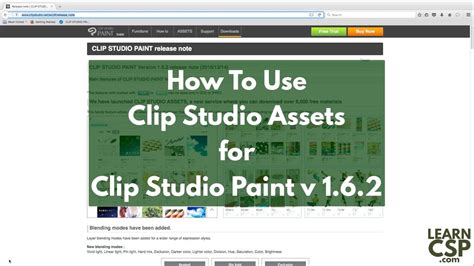 Introduction To Clip Studio Assets For Clip Studio Paint Youtube