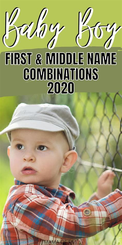 Unique Baby Boy First And Middle Name Combinations 2020 Traditional