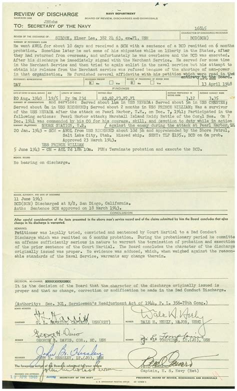 Wwii Era Navy Military Service Records An Overview ⋆ My Military