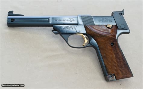 Sold Hamden Ct High Standard Model Military Supermatic Trophy Semi Auto Pistol Chambered
