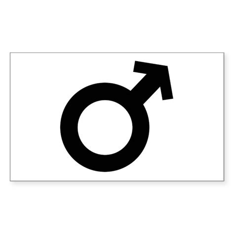 Sexsymbols 3 Sticker Rectangle Black Male Sex Symbol Rectangle Sticker Cafepress