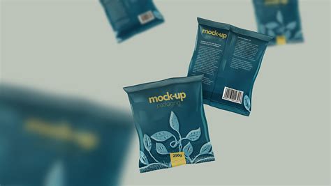 sachet pack realistic mock   behance