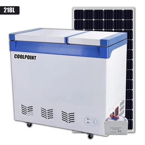 218l Double Temperature Solar Deep Chest Freezers Double Door Refrigerators And Freezers Compact