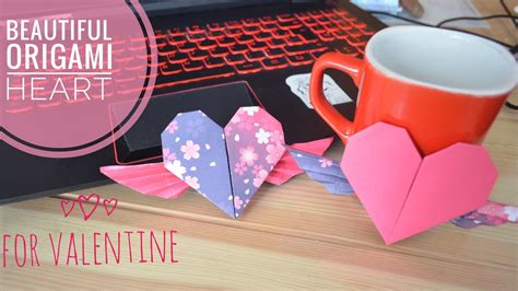 Easiest Origami For Valentine Heart ️ Youtube