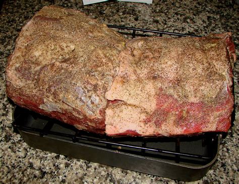 Trim excess fat and, if one end of the ribs is especially narrow, trim meat and bone to ensure even cooking. How To Cook Prime Rib Alton Brown / Alton Brown S Holiday Standing Rib Roast Youtube - justme ...