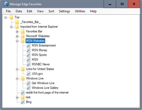 Import favorites to microsoft edge. EdgeManage: Microsoft Kanten Favoriter Manager | xComputer