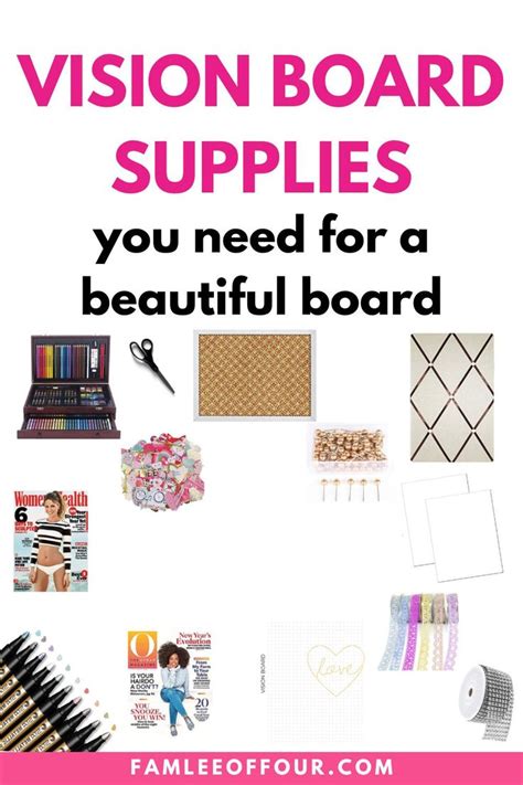 Vision Board Ideas Diy How To Make Tips On Supplies In 2021 Vision
