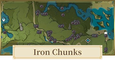Guia De La Granja Genshin Impact White Iron Chunk Mapa Y Ubicaciones Images