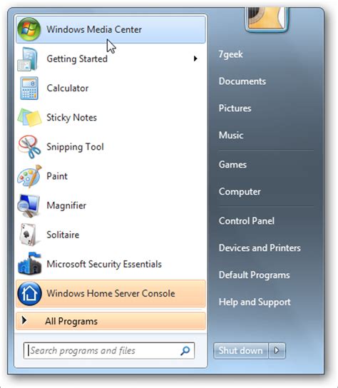 Guía Para Principiantes Para Configurar Windows 7 Media Center