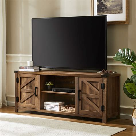 Buy Wampat Tv Stands For Up To 65 Inch Flat Screen Wood Tv Unit With