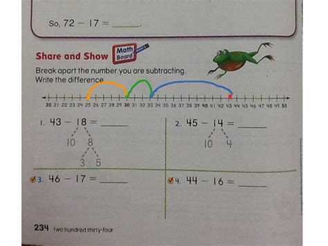 Break Apart Numbers To Subtract 2nd Grade Worksheets Pdf
