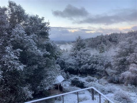 Bay Area Peaks Surrounding Mountains Get Dusting Of Snow Kqed