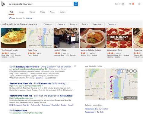 Maybe you would like to learn more about one of these? Bing SERP Peak Restaurant Traffic Times go Live - Xanjero