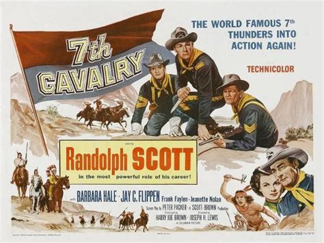 7th Cavalry Uk Movie Poster 1956 Prints