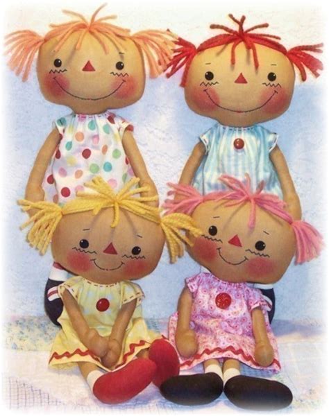 Cloth Doll Pattern Pdf Pattern Rag Doll Pattern Sewing Etsy