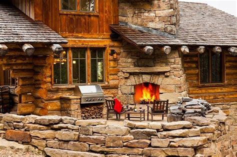 Browse log home living's selection of small cabin plans, including cottages, log cabins, cozy retreats, lake houses and more. Cabin ~log cabin patio | My Paradise | Pinterest