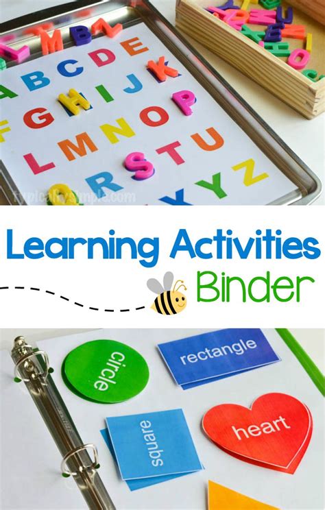 Learning Activities Binder And Free Printable Typically Simple