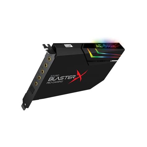 การ์ดเสียง Creative Sound Card Internal Blaster X Ae 5 Plus Black