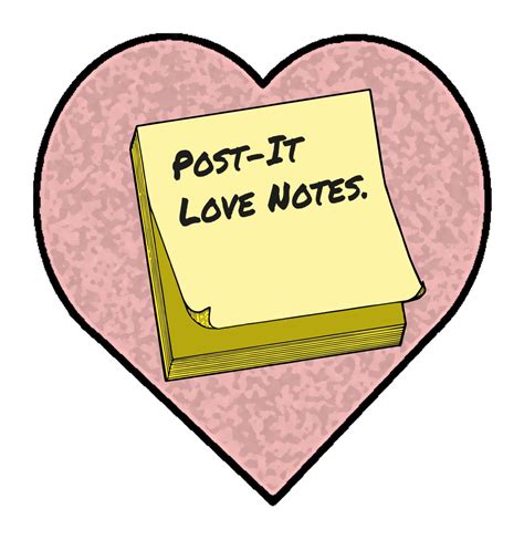 Post It Love Notes Card Series Art Illustration Design