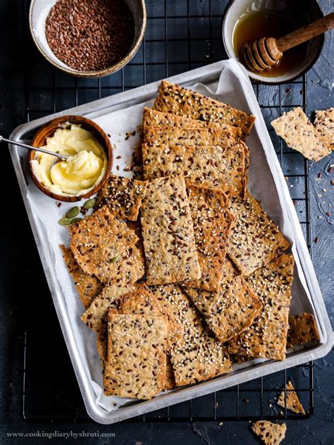 For seeded crackers we use approximately 1 tbsp of seeds per rectangle of dough. Vegan Multi-Seed Crackers | New easy recipe, Seed crackers ...