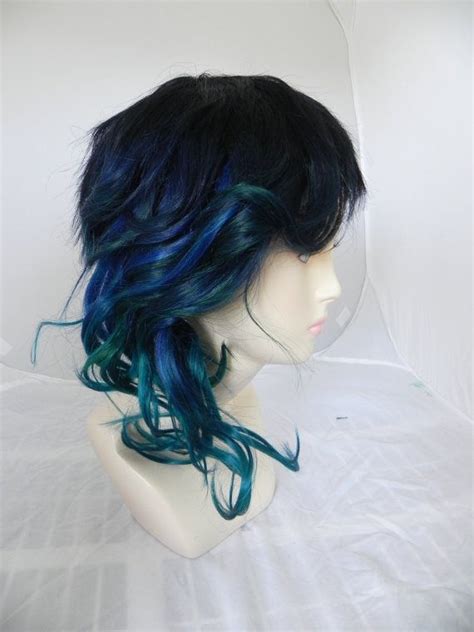 Listing130792405on Sale Human Hair Black Blue